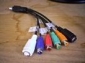  HDTV CABLE MD9P TO MD4F*2 With YPbPr, S-Video in & out 